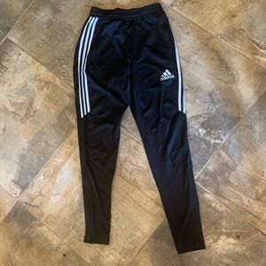 BLACK ADIDAS JOGGERS WOMENS SMALL